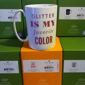 Kate Spade~ Simply Sparkling~ Mug~ 'Glitter Is...